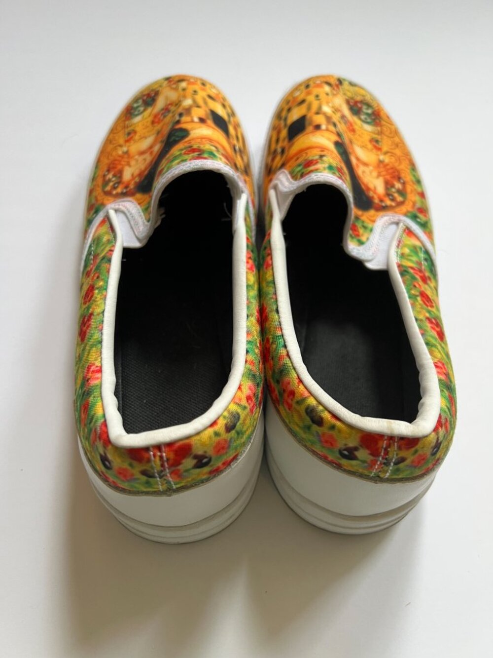Klimt themed loafers W9 - Picture 2 of 6